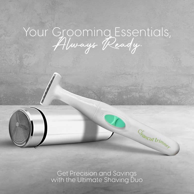 CLEANCUT ES412 - مصمم لصيانة الشعر القصير والشعيرات لكل من الرجال والنساء - ماكينة حلاقة للمناطق الحساسة والحميمة - غير مخصصة للشعر الطويل - Image 4