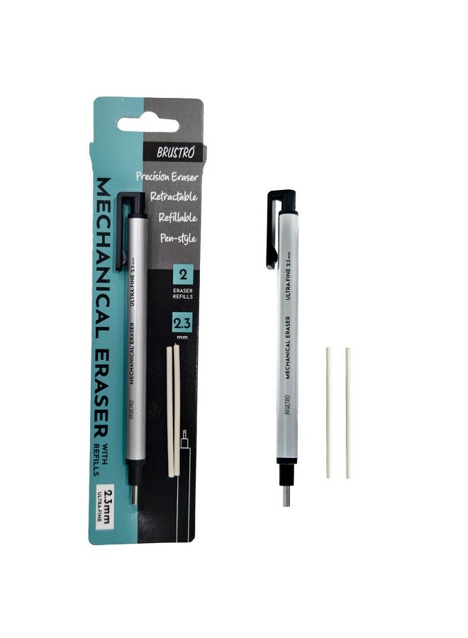 BRUSTRO Fine Art Graphite Pencil - Set of 12 (10B - 2H) with Mechanical Precision Retractable Eraser(2.3mm) | Ideal for Drawing,Sketching,Mandala,Shading,Artwork, Beginners, Artists and Professionals - Image 3