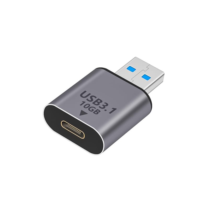 Verilux ® Type C to USB Adapter USB 3.1 Type C to USB Charger Converter Support 10Gbps Speedy Data Transfer & 20W Fast Charging Compatible with iPhone 15, MacBook, Samsung Galaxy - Image 1