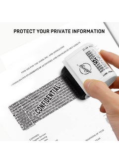 Wide Roller Stamp Identity Theft Stamp 1.5 Inch Perfect For Privacy Protection,Anti-Theft Security Confidential Easy For Guard Personal Information Blockout - White - pzsku/ZBD1949408E7DFB13CF7BZ/45/_/1731922248/204b05b5-83c5-4188-81b8-8f9ab94216cd