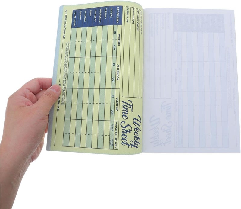 Transit damage minimized design Attendance Record Book: Weekly Undated Attendance Register - Employees Absence Tracker for Teachers, Schools, Staff, Office, Classroom Multiple design variants - Image 5