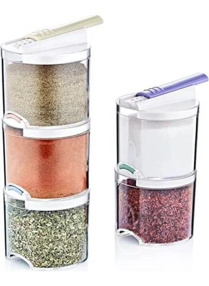 Piev Bremen 5 Pcs Stackable Spice Rack