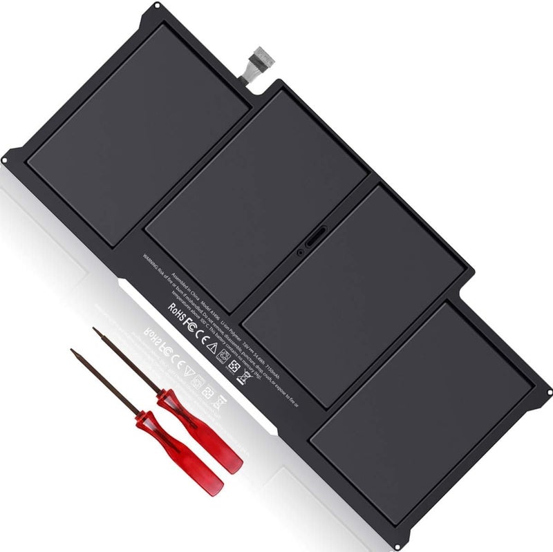 RI Laptop Battery Compatible for MB Air 13 inch A1466 A1369 (2017, Early 2015, Early 2014, Mid 2013, Mid 2012, Mid 2011 and Late 2010 Version), fits A1377 A1405 A1496 Laptop Battery - Image 1