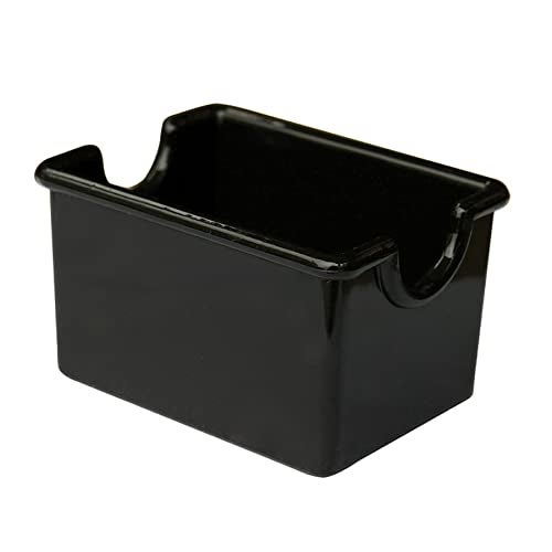 G.E.T. Enterprises G.E.T. Enterprises G.E.T. SC-66-BK Melamine Sugar Caddy Holder for Sweetener Packets, 20 Packet, 3.5" x 2.5", Black  - Image 2