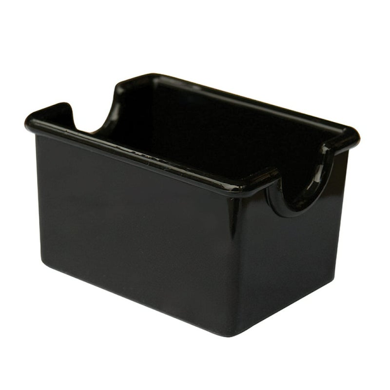 G.E.T. Enterprises G.E.T. Enterprises G.E.T. SC-66-BK Melamine Sugar Caddy Holder for Sweetener Packets, 20 Packet, 3.5" x 2.5", Black  - Image 1