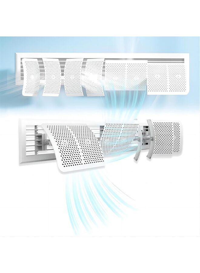 LAMAY Freestanding Air Vent Deflector-Adjust The Wind Direction At Will-Ceiling Register Vent Deflector-Air Conditioner Deflector-Adjustable Ac Air Deflector,20 * 90cm - Image 1