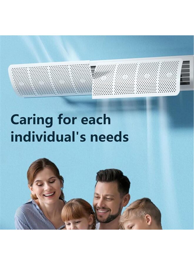 LAMAY Freestanding Air Vent Deflector-Adjust The Wind Direction At Will-Ceiling Register Vent Deflector-Air Conditioner Deflector-Adjustable Ac Air Deflector,20 * 90cm - Image 2