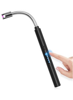 Generic Electric Lighter Rechargeable Arc Lighter with LED Battery Display, 360° Flexible Neck, Flameless Grill, Long Lighters for Light Candles, Gas Stoves, Camping, Barbecue  - Image 1