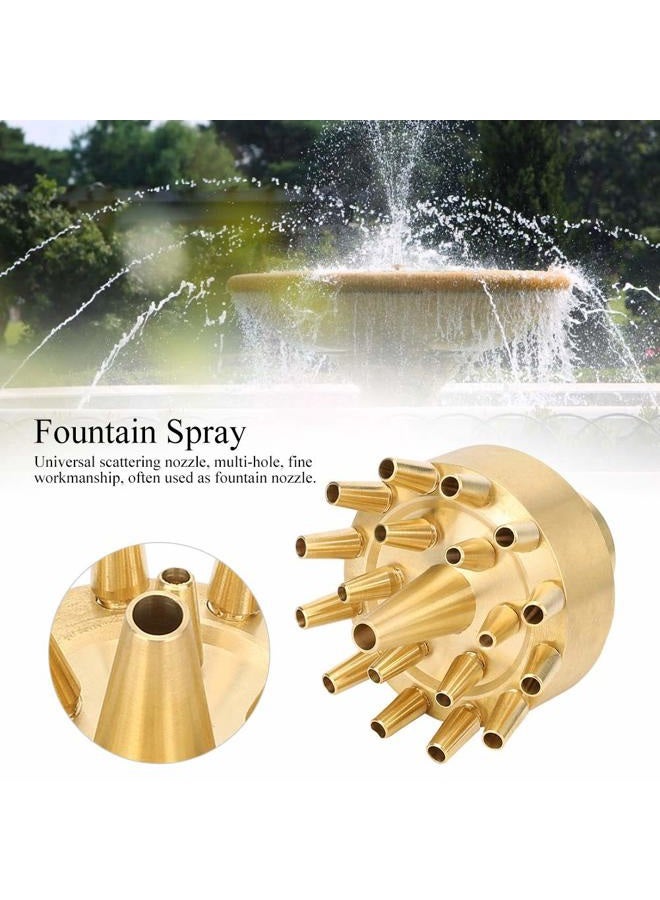Haofy 1in DN25 Fountain Nozzle Pond Spray Nozzle for Water Sprinkler - Image 2