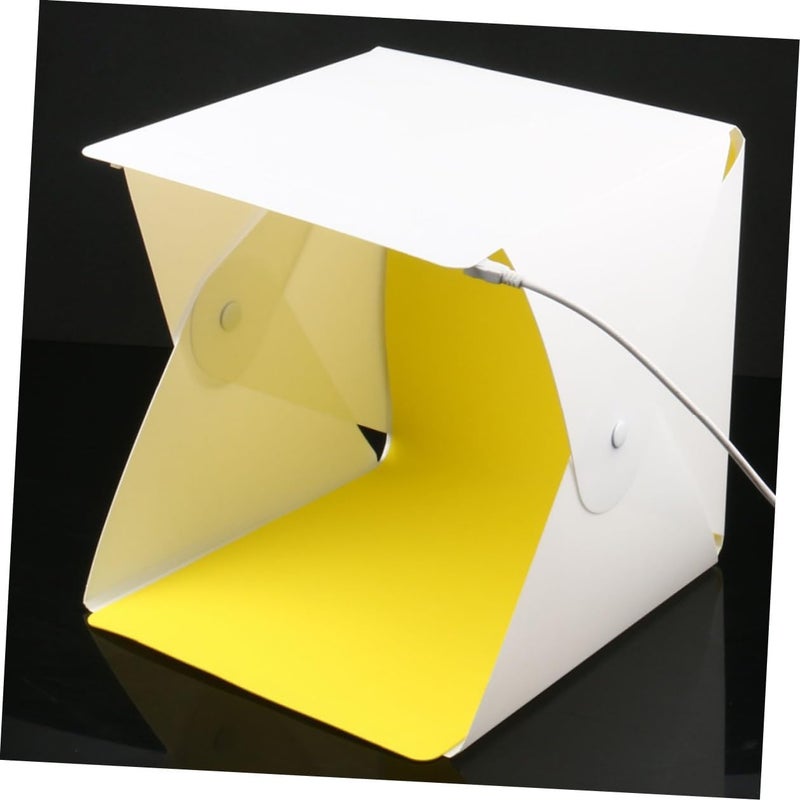 Uonlytech Portable Mini LED Folding Photo Studio Light Box with Double Light Strips and 6-Color Backdrops, 30cm Medium Photography Shooting Tent for Product Photography - Image 5