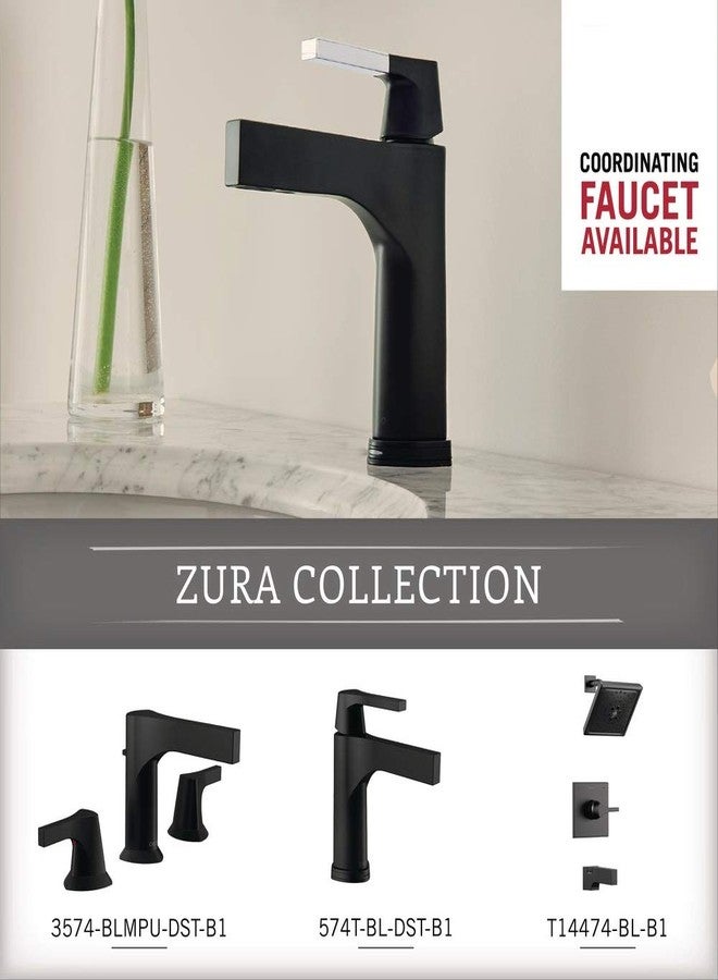 Delta Faucet Zura Toilet Paper Holder, Matte Black, Bathroom Accessories, 774500-BL - Image 4