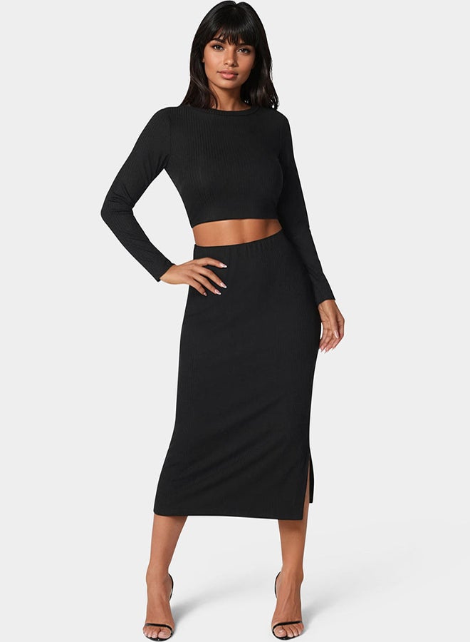 bebe Two Piece Rib Sweater Set  - Image 5