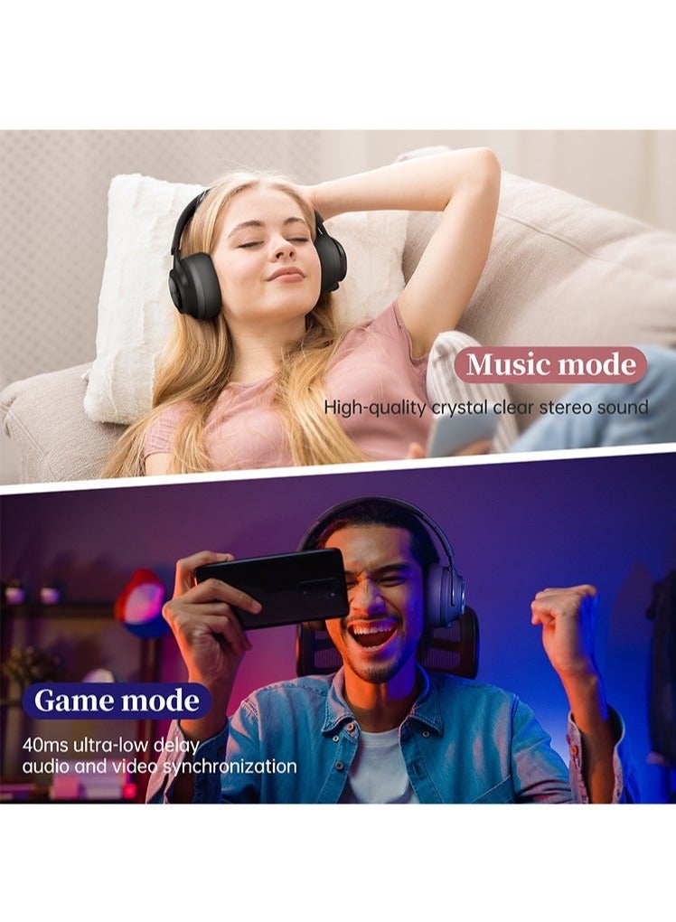 fingertime P1 Heavy Bass Wireless Bluetooth Headset for Sports, for Phone/PC Gaming Earpiece Bluetooth Headphones (Black) - Image 3