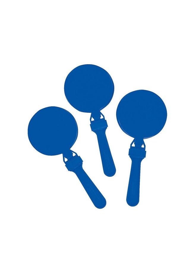 Fun Express Blue Round Clapper Toys Noisemakers Hand Clappers 12 Pieces  - Image 2