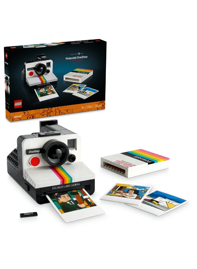 LEGO Ideas Polaroid OneStep SX-70 Camera 21345 (516) Pieces