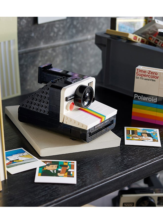 LEGO - Ideas Polaroid OneStep SX-70 Camera Set for Adults, Collectible Vintage Model Kit to Build with Authentic Details, Creative Activity, Photography Gifts for Men, Women, Him, Her & Teens 21345 - Image 1