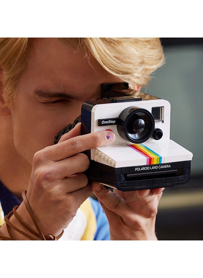 LEGO - Ideas Polaroid OneStep SX-70 Camera Set for Adults, Collectible Vintage Model Kit to Build with Authentic Details, Creative Activity, Photography Gifts for Men, Women, Him, Her & Teens 21345 - Image 1
