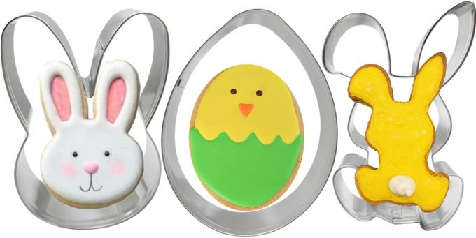 PIECES EASTER COOKIE CUTTERS 354 335 32 EGG CUTE BUNNY RABBITE SHAPES COOKIE CUTTERS STAIN STEEL SETS HOLIDAY THEMED PARTY SUPPLIES