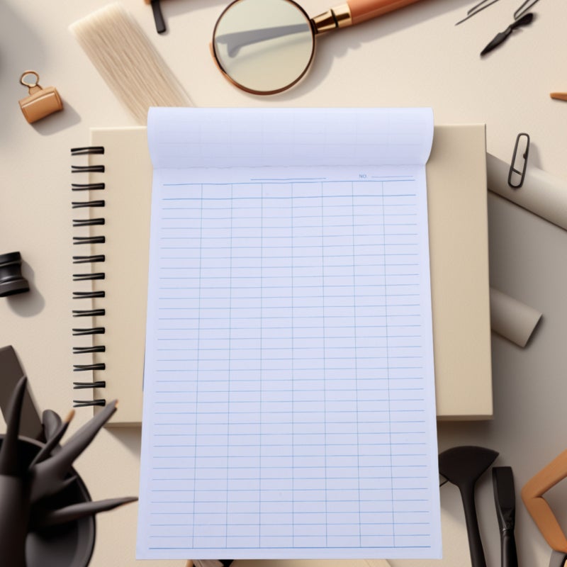 Teacher's Writing Pad with Expense Tracker, Sleek Design for Classroom and Small Business - Image 5