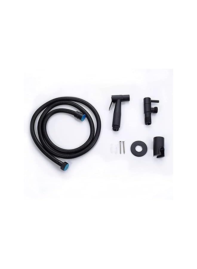 S-TOP 1/2NPT Stainless Steel Bidet Sprayer kit for Toilet,Hand Held Sprayer Shattaf Toilet Attachment for Pet Bath/Personal Hygiene/Bathroom/Closestool,Easy to Install (Matte Black) - Image 5