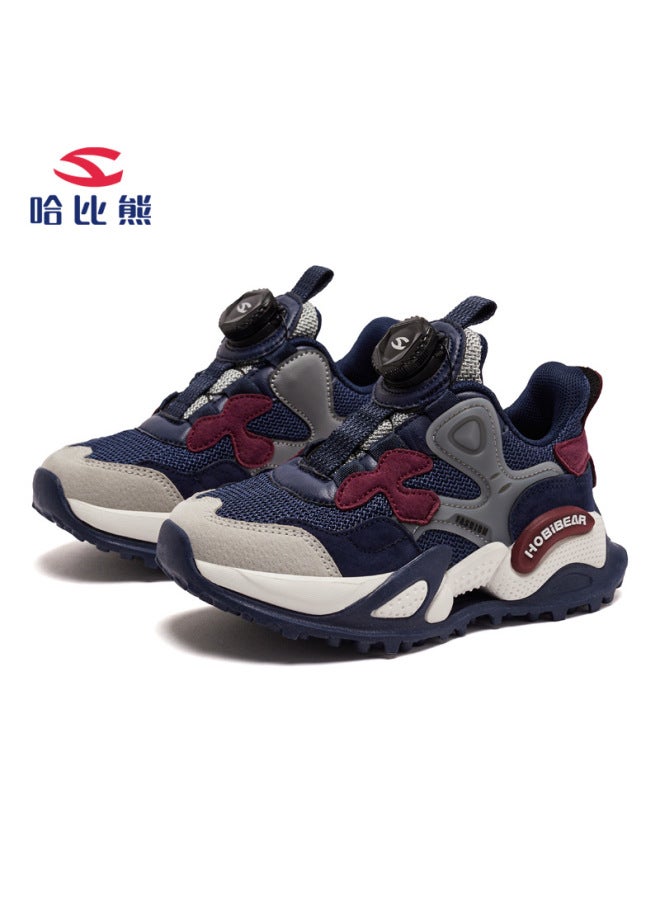 Habib Bear Double Net Children's Sneaker Boys Shoes Spring And Autumn Breathable Campus Casual Joker Torre Shoes A Generation Of Hair