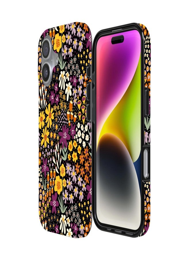 Casely Nick Case | Falling for You | Plum Floral | Compatible with MagSafe | Classic Ultra Slim Design - Image 2