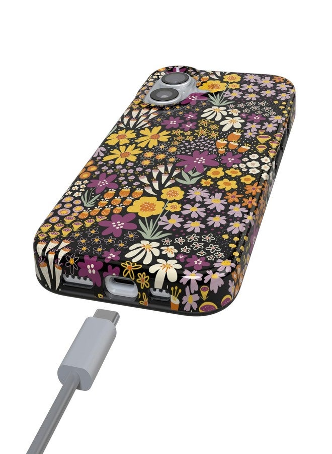 Casely Nick Case | Falling for You | Plum Floral | Compatible with MagSafe | Classic Ultra Slim Design - Image 4