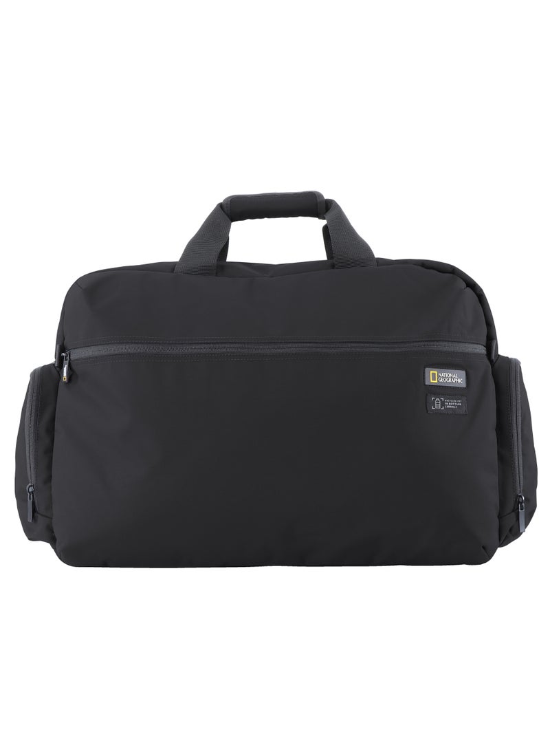 NATIONAL GEOGRAPHIC National Geographic Mutation Travel Bag Black, Shockproof Adjustable Durable Multi Compartment Compact Backpack For Men And Women, Water Resistant Lightweight Business University Office College Bag  - Image 1