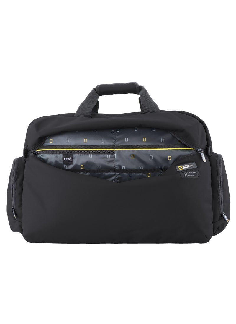 NATIONAL GEOGRAPHIC National Geographic Mutation Travel Bag Black, Shockproof Adjustable Durable Multi Compartment Compact Backpack For Men And Women, Water Resistant Lightweight Business University Office College Bag  - Image 5