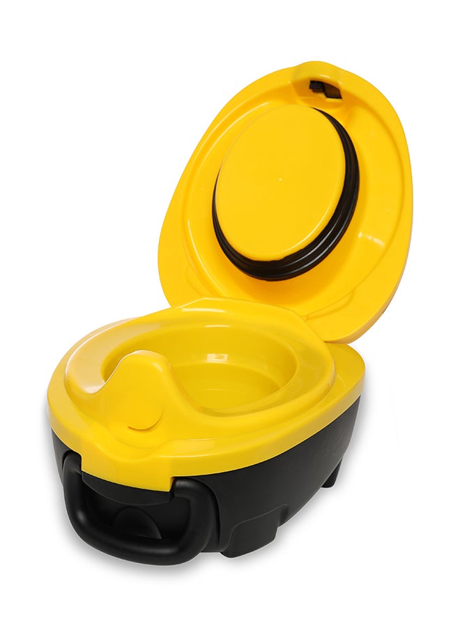 My Carry Potty Portable, Leak-Proof Kids Potty With Secure Lock And Comfy Seat – Yellow/Black Design  - Image 1