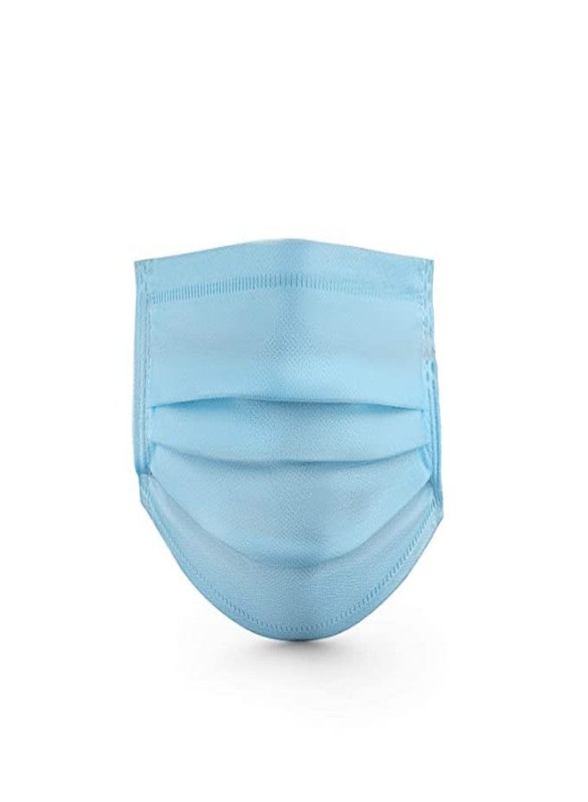 SMART VILLA TRADERS 3 Ply Disposable Cotton Face Masks With Nose Pin And Reusable Travel Pouch For Unisex Suitable For Home, School, Office And Outdoors (Pack Of 100) - Image 4