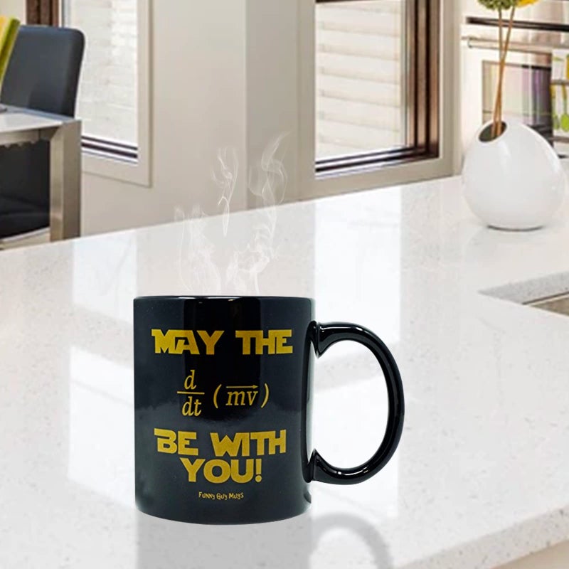 Funny Guy Mugs May The Force Be With You Equation Ceramic Coffee Mug - 11oz - Ideal Funny Coffee Mug for Women and Men - Hilarious Novelty Coffee Cup with Witty Sayings - Image 4