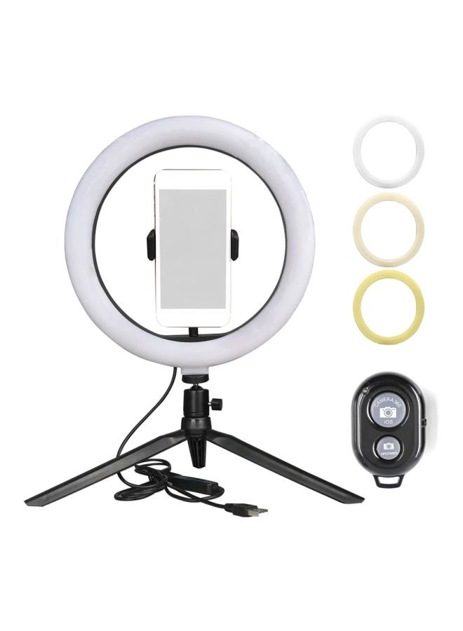 NIBEMINENT Round LED Selfie Light 10inch White  - Image 1