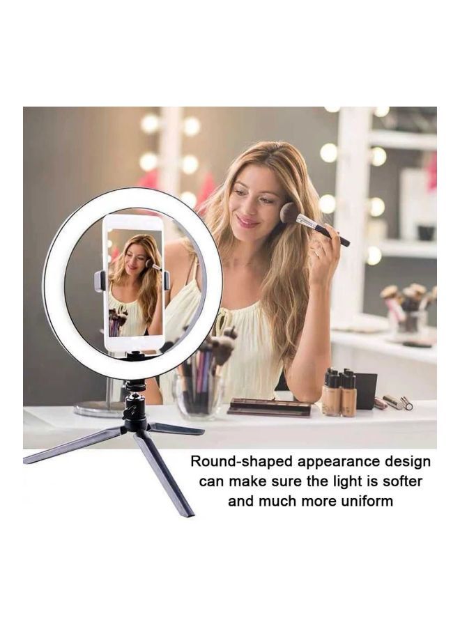 NIBEMINENT Round LED Selfie Light 10inch White  - Image 4