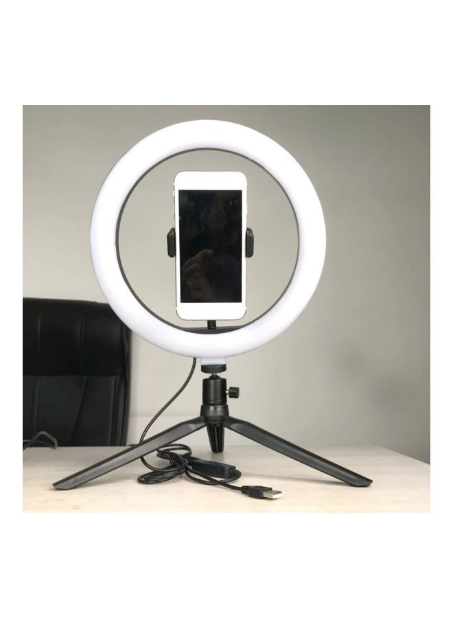 NIBEMINENT Round LED Selfie Light 10inch White  - Image 3