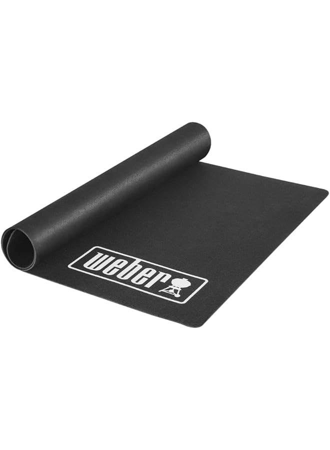 ويبر سجادة حماية للأرضية لشوايات الشواء، كبيرة 100% من مطاط البولي بروبيلين، خالية من البولي فينيل كلوريد والفثالات، ارتفاع 0 سم × عرض 180 سم × عمق 100 سم - Image 1