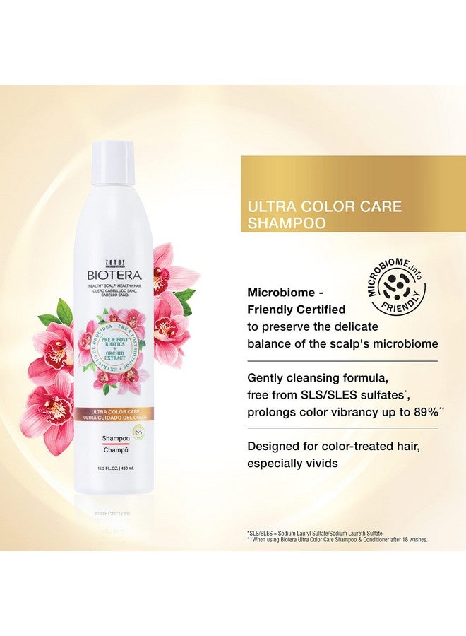 Biotera Ultra Color Care Shampoo | Prolongs Vivid Color-Treated Hair | Microbiome Friendly | Vegan & Cruelty Free | Paraben & Sulfate Free | Color-Safe | 32 Fl Oz - Image 2