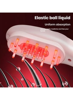 General Massage comb red light electric scalp decals hair comb hair comb hair nourishment comb dredge meridians massage vibration fluid guide comb USB  - Image 2