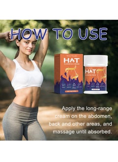 West&Month Abdominal Fat Burning Cream，Body Plasticity Cream，Hot Slimming Cream，Flat Belly Firming Cream，Firm Body Firming & Contouring Cream，Firming Cream For Loose Skin，Fat Burning Cream for Stomach，Slimming Cream for Belly Fat，Hot Fat Cream  - Image 4