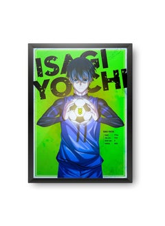 Epic Stuff Epic Stuff Blue Lock Design A4 Size Poster With Frame Best Gift For Blue Lock FansBest Artefact To Your Home DecorFor Anime Fandom Isagi Yoichi 
