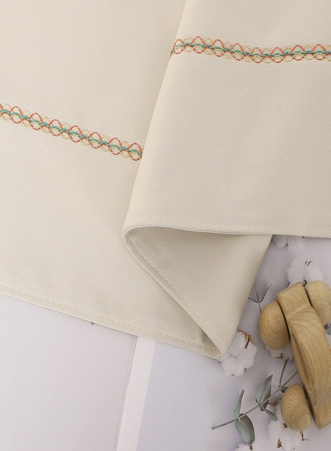 JADE POKE Bed Runner 260 x 50 cm for King Size Bed, Bed Throws for Foot of Bed, Beige Bed Runner Bedding Scarves Decorations for Bedroom Hotel Wedding Room - Image 4