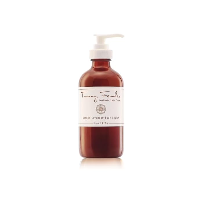 TAMMY FENDER - Serene Lavender Body Lotion | Organic, Cruelty-Free, Non-Toxic | Lightweight, Nourishing, Anti-Aging (8 oz | 218 g)