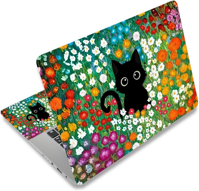 ARS Laptop Skin Sticker Decal for 12"–15.6" Laptops, Waterproof Vinyl Cover Protector for Notebook PC, Removable Decorative Laptop Sticker with Free 2 Wrist Pads, Universal Fit for MacBook, HP, Dell, Lenovo - Image 1