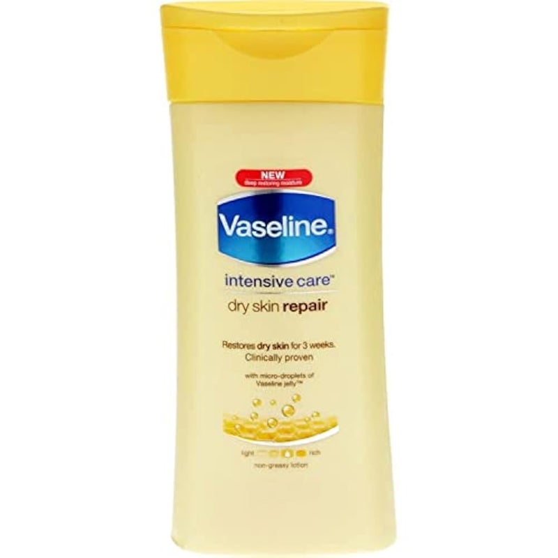 Vaseline intensive care dry skin repair body lotion - 400 ml - Image 1