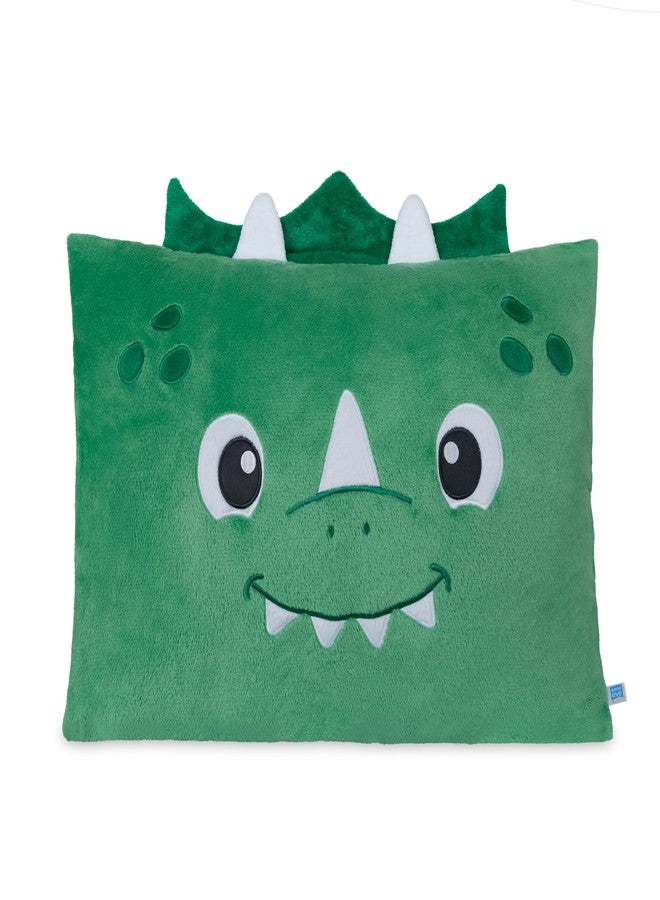 Sainteve Saint Eve Kids Pillow Pals Fuzzy Pillow Case, Cute Animal Friends Soft Pillow Cover for Kids Beds and Nap Time - Mochi The Dino - Image 1