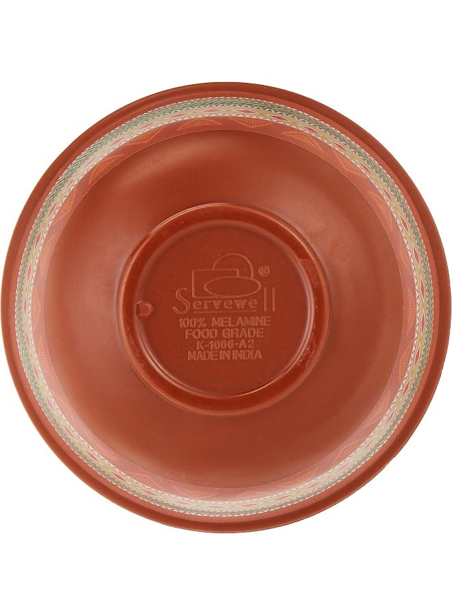 Servewell وعاء نباتي من السيرفويل ميلامين بتصميم فن قبائل فارسي - Image 4