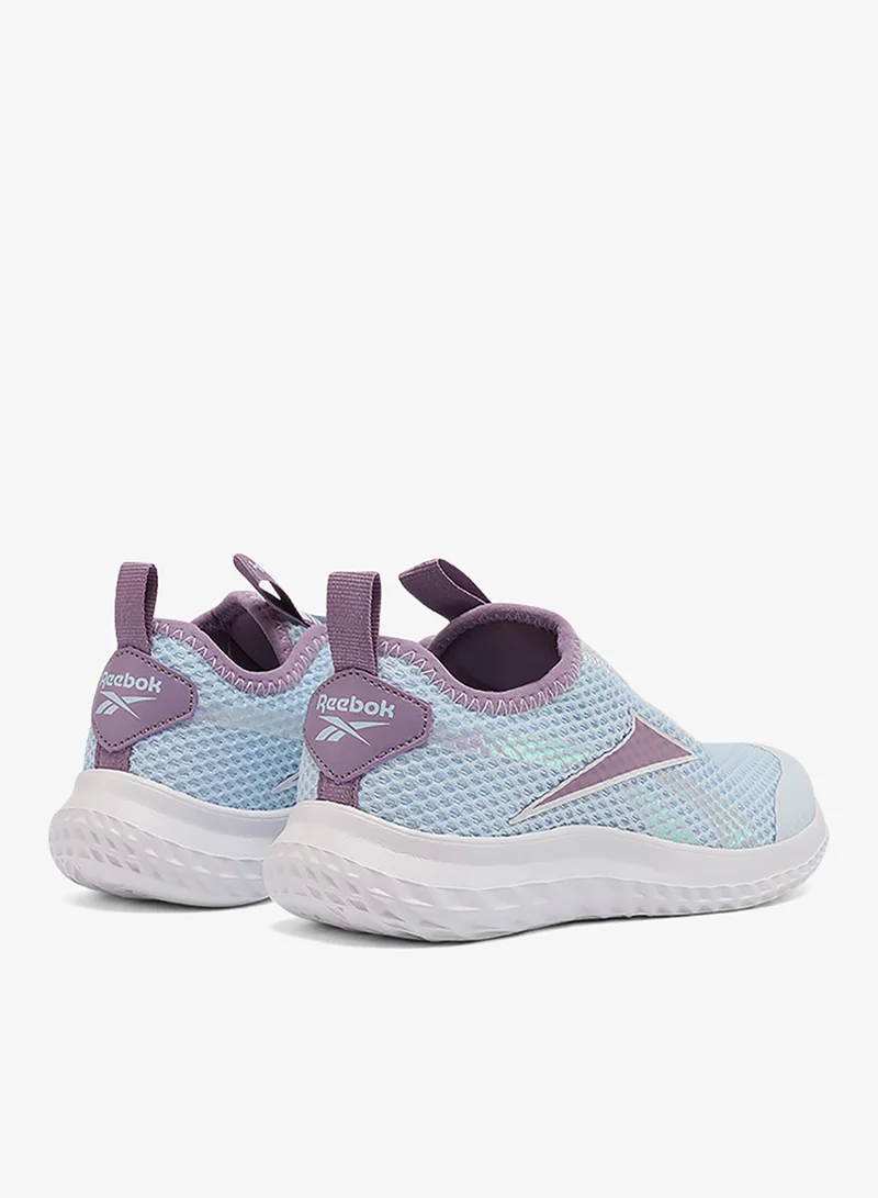 Reebok Glassblue/White/Dreampurple Kids Rush Runner Slip-On for Men | Best Price UAE