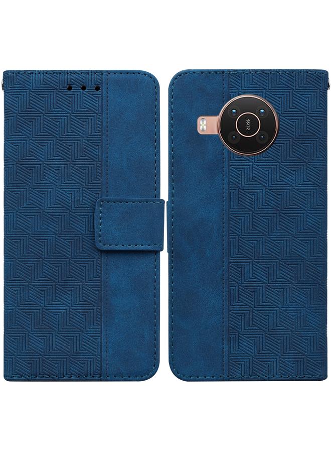 اس-توب جراب لهاتف Nokia X10 / X20 مصنوع من الجلد المنقوش هندسيًا - Image 1