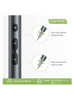 SYOSI Precision Electric Screwdriver - Portable, Rechargeable Power Tool with USB Charging and LED Light - Ideal for Phones, Cameras, Laptops  - Image 3