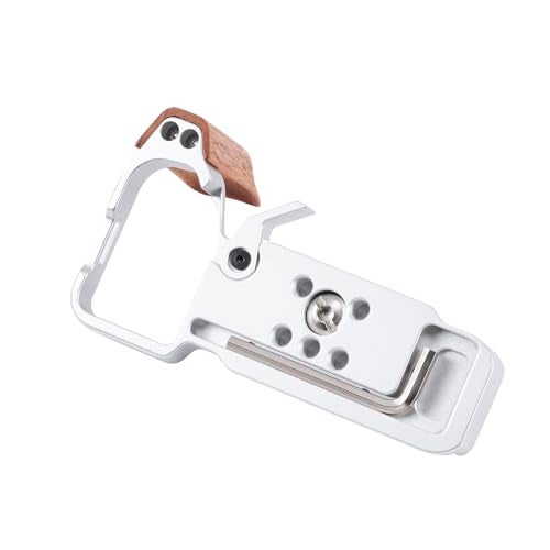 FOEASY Foto4easy Wooden LShape HandleGrip for Sony A7C II A7CR Camera with Quick Release Baseplate for Arca Swiss - Image 3